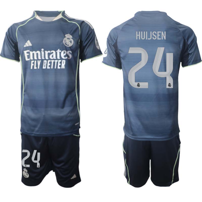 Billiga Fotbollströjor Herr Real Madrid Borta 2025/26 Dean Huijsen 24