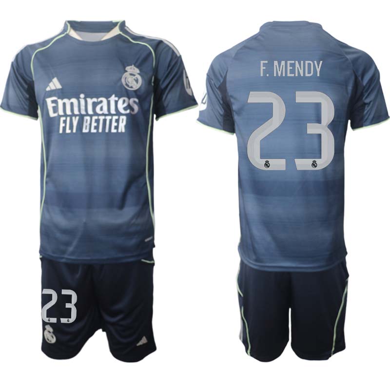 Billiga Fotbollströjor Herr Real Madrid Borta 2025/26 Ferland Mendy 23