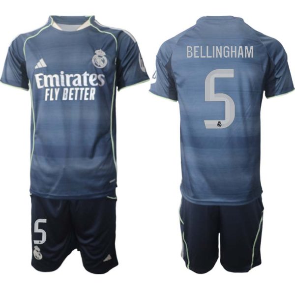 Billiga Fotbollströjor Herr Real Madrid Bortaställ 2025/26 Jude Bellingham 5
