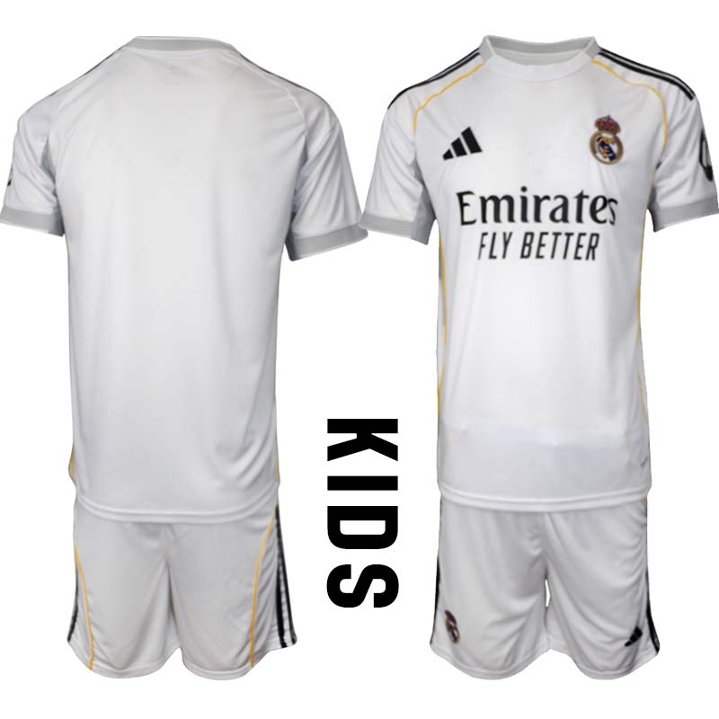 Köpa Billiga Fotbollströjor Barn Real Madrid Hemmaställ 2025/26