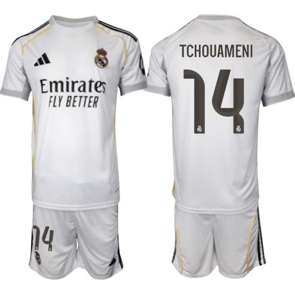 Fotbollskläder Herr Real Madrid Hemmaställ 2025/26 Aurélien Tchouaméni 14