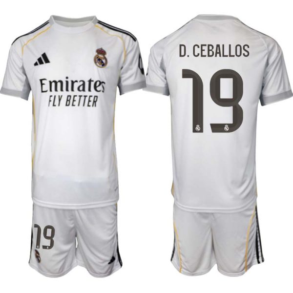 Matchtröjor Herr Real Madrid Hemmaställ 2025/26 Dani Ceballos 19