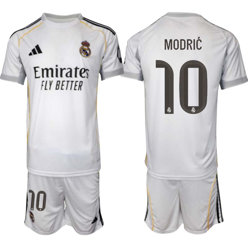 Billiga Fotbollströjor Herr Real Madrid Hemmaställ 2025/26 Luka Modrić 10