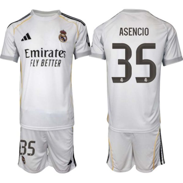 Fotbollströjor Billigt Herr Real Madrid Hemmaställ 2025/26 Raúl Asencio 35