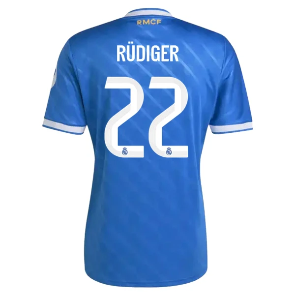 Fotbollströjor Billigt Herr Real Madrid Tredjetröja 2025/26 Antonio Rüdiger 22