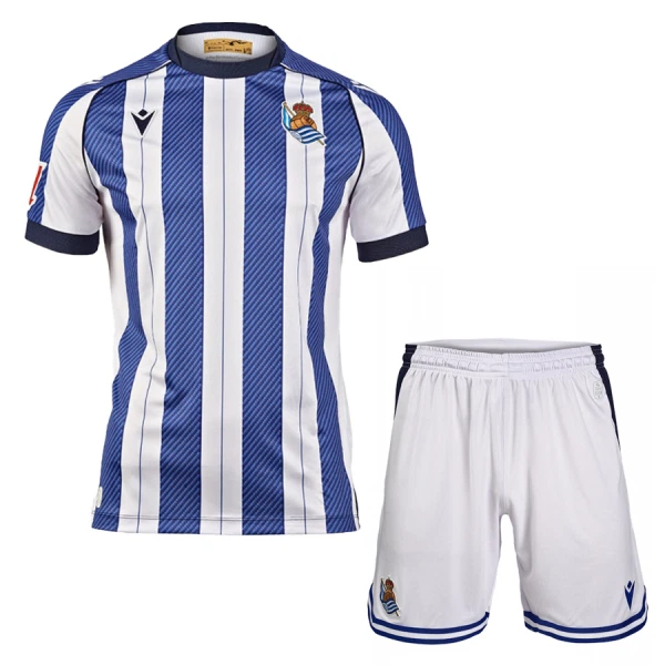 Billiga Fotbollströjor Barn Real Sociedad Hemmatröja 2025/26 Fotbollsställ