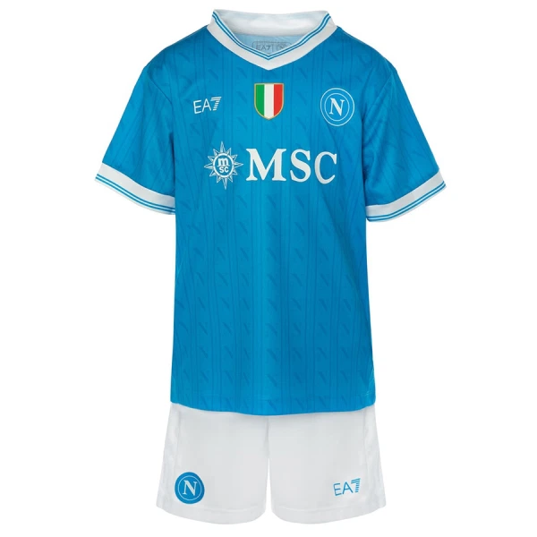 Fotbollströjor Barn Billiga SSC Napoli Hemmaställ 2025/26 Fotbollsset