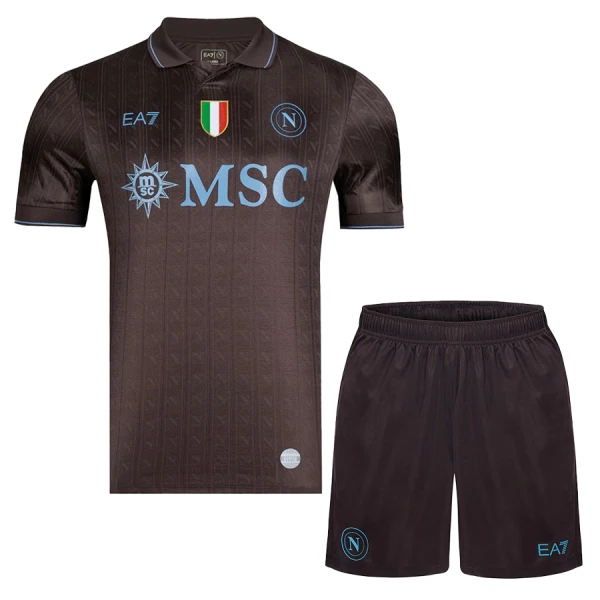 Billiga Fotbollströjor Barn SSC Napoli Tredjeställ 2025/26 Kit
