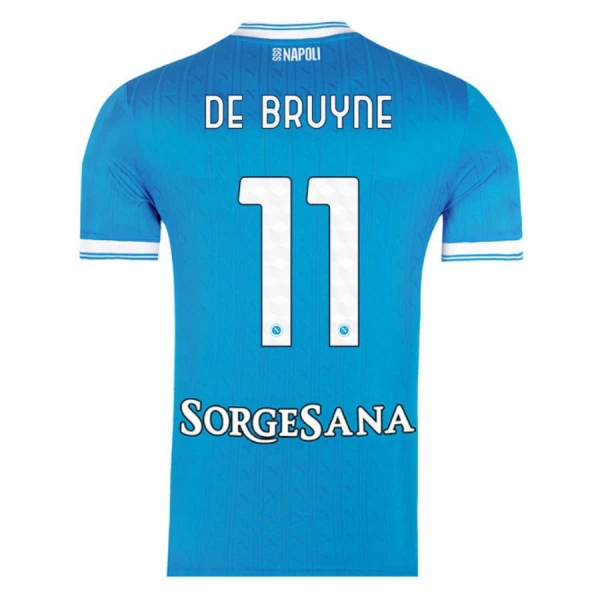 SSC Napoli Hemmatröja 2025/26 Herr Fotbollströja med namn Kevin De Bruyne 11