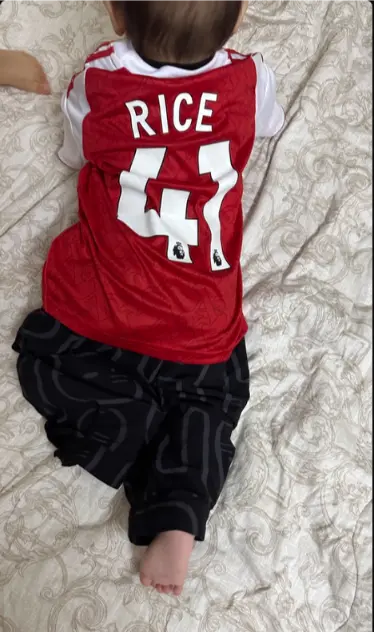 Billiga Fotbollsset Barn Arsenal Hemmastall 2026 Declan Rice 41.webp