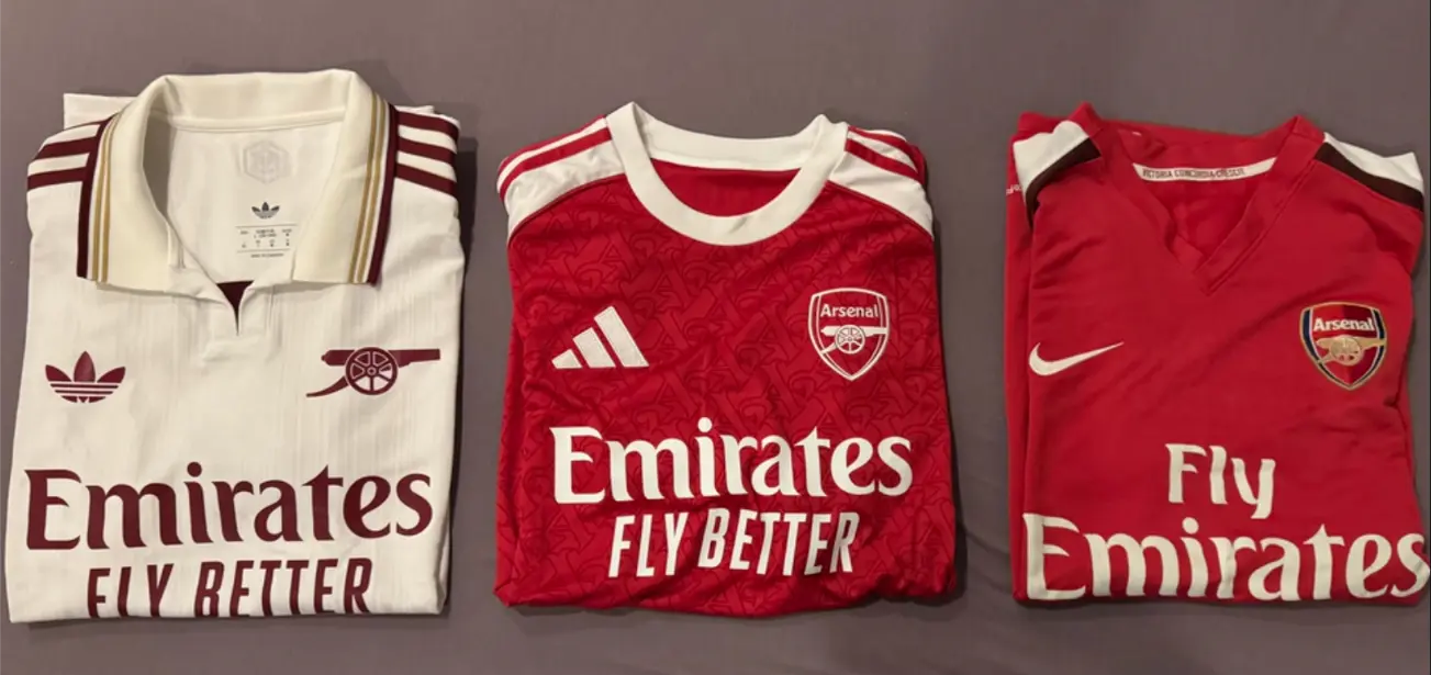 Fotbollsklader Set Barn Arsenal Tredjestall 2026.webp