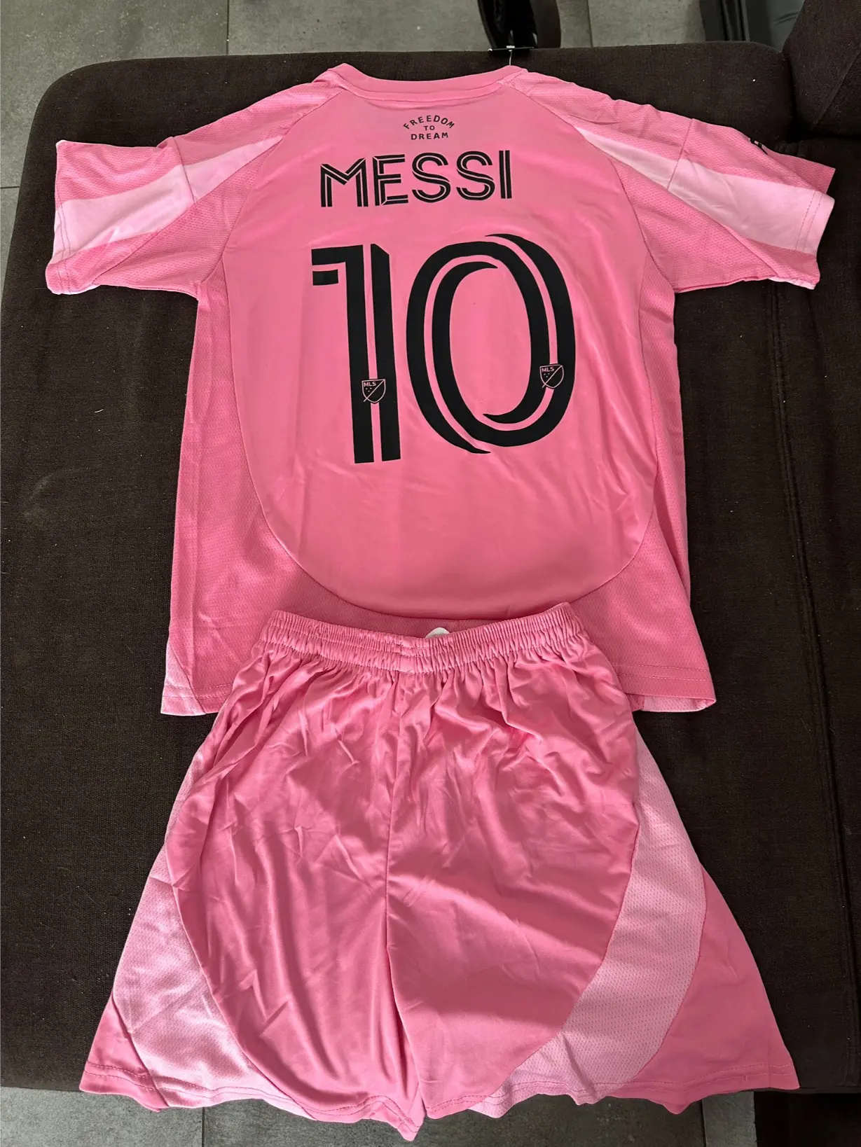 Fotbollsklader Set Barn Inter Miami CF Hemmatroja Lionel Messi 10-1.webp