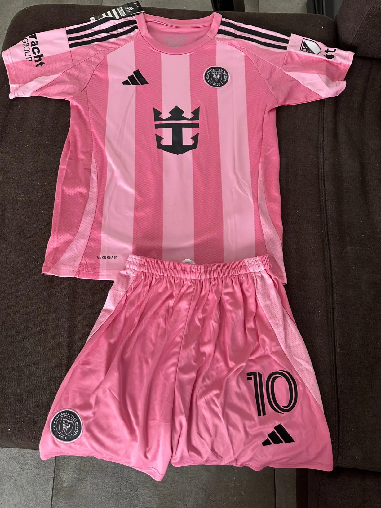 Fotbollsklader Set Barn Inter Miami CF Hemmatroja Lionel Messi 10.webp