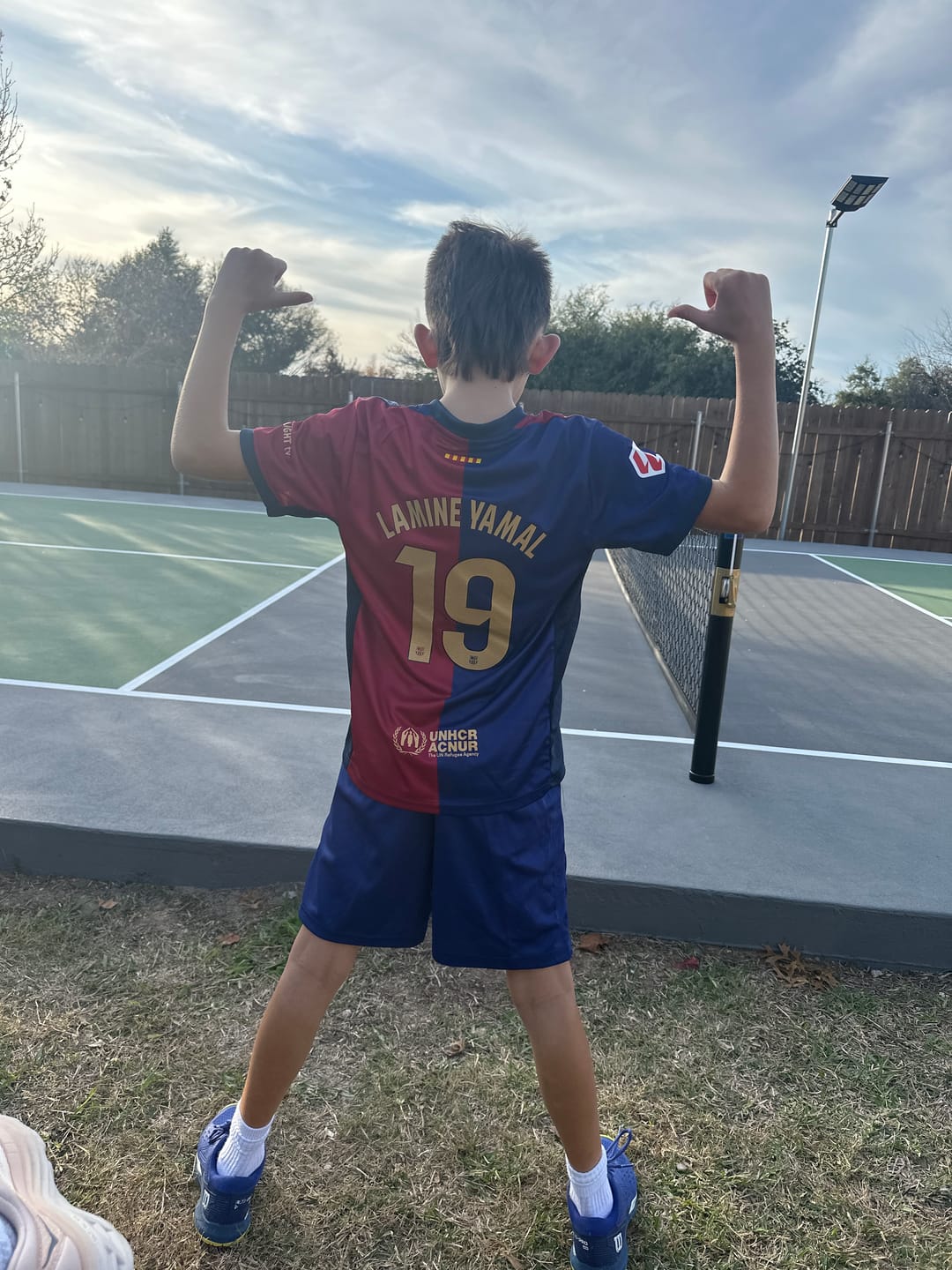 Fotbollstrojor Barn Billiga FC Barcelona Hemma troja.jpg