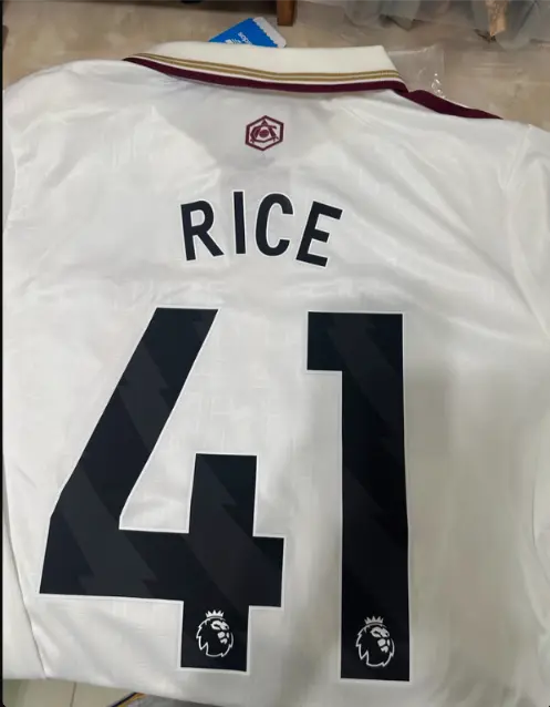 Herr Fotbollstrojor Arsenal Tredjetroja 2025 Declan Rice 41.webp