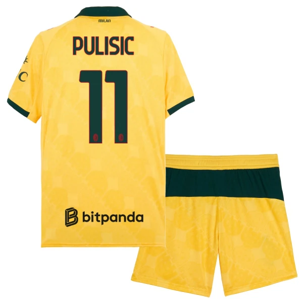 Billiga Fotbollströjor Barn AC Milan Tredjeställ 2025/26 Christian Pulisic 11