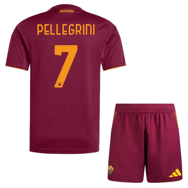Köpa Fotbollskläder Set Barn AS Roma Hemmaställ 2025/26 Lorenzo Pellegrini 7