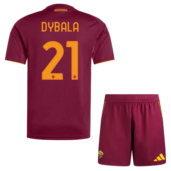 Billiga Fotbollströjor Barn AS Roma Hemmaställ 2025/26 Paulo Dybala 21