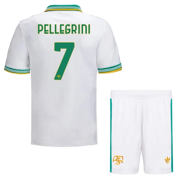 Fotbollströjor Billigt Barn AS Roma Tredjeställ 2025/26 Lorenzo Pellegrini 7
