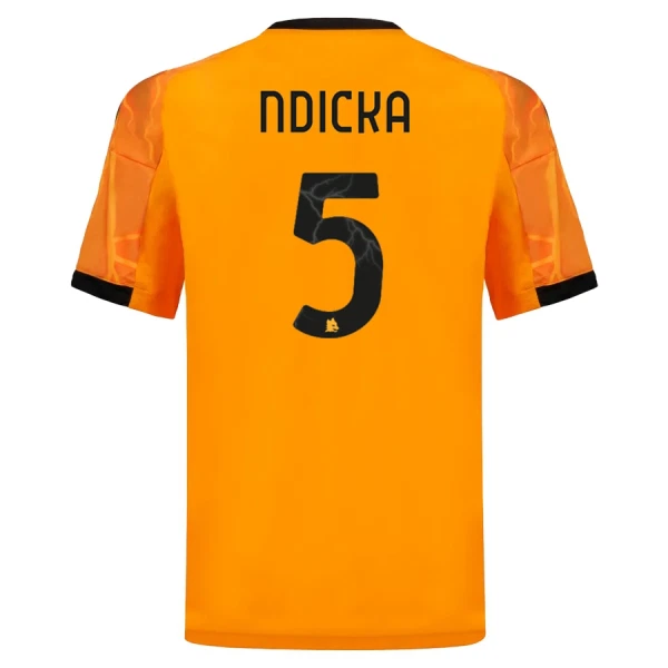 Fotbollströjor Billigt Herr AS Roma Bortatröja 2025/26 Kortärmad Evan Ndicka 5