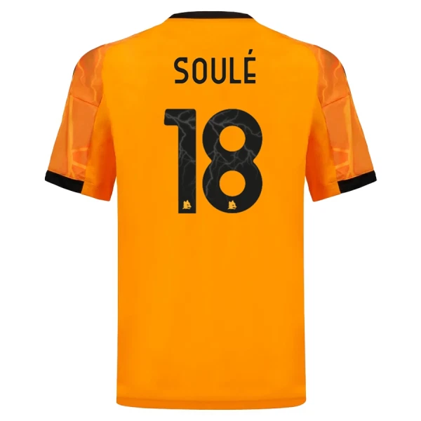 Billiga Fotbollströja Herr AS Roma Bortatröja 2025/26 Kortärmad Matías Soulé 18