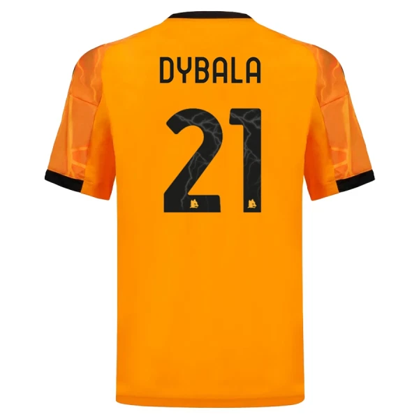 Billiga Fotbollströjor Herr AS Roma Bortatröja 2025/26 Kortärmad Paulo Dybala 21