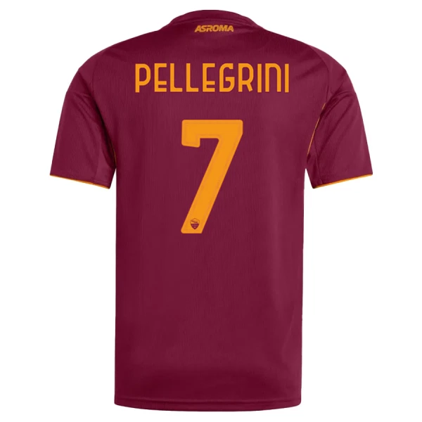 AS Roma Hemma Fotbollströja 2025/26 Herr Kortärmad Lorenzo Pellegrini 7