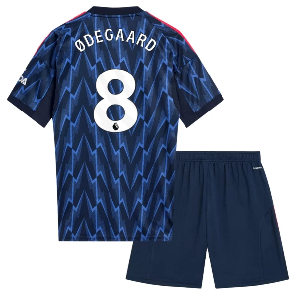 Matchställ Fotboll Barn Arsenal Bortaställ 2025/26 Martin Ødegaard 8