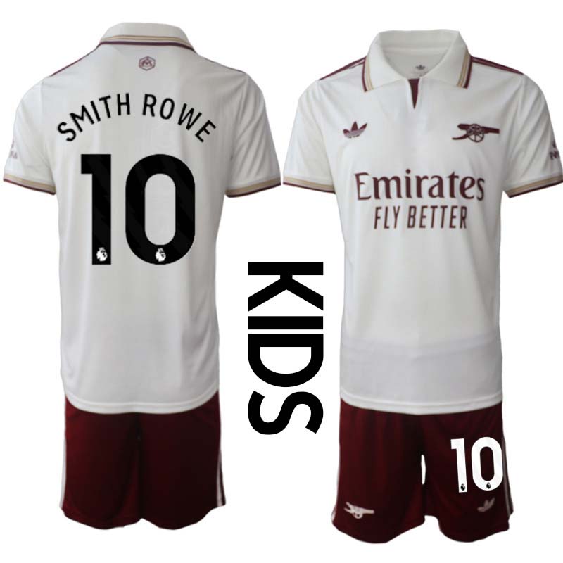Billiga Fotbollsset Barn Arsenal Tredjeställ 2025/26 Emile Smith Rowe 10