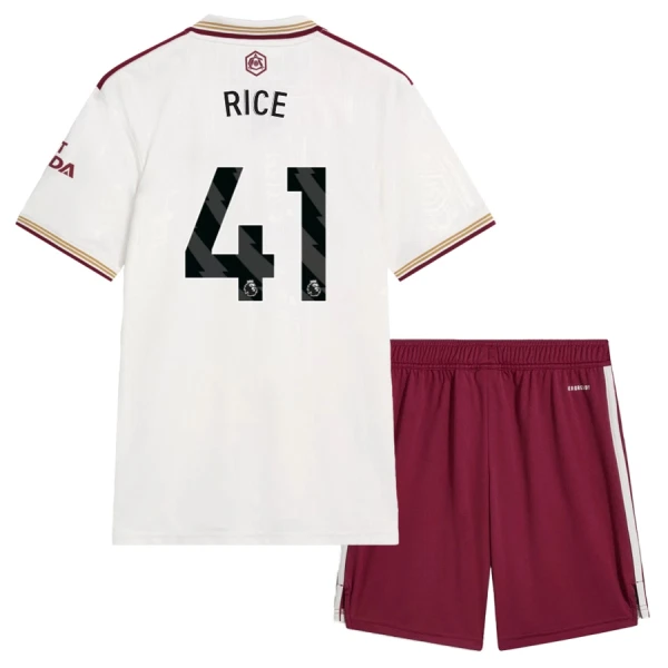Fotbollströjor Barn Billiga Arsenal Tredjeställ 2025/26 Declan Rice 41
