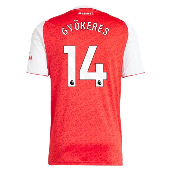 Arsenal Hemmatröja 2025/26 Viktor Gyökeres 14 Herr Kortärmad Fotbollströja