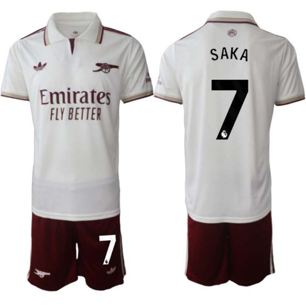 Billiga Fotbollsset Herr Arsenal Tredjeställ 2025/26 Bukayo Saka 7