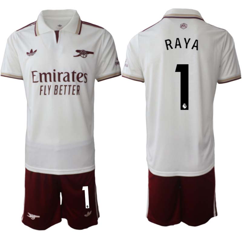Billiga Fotbollsset Herr Arsenal Tredjeställ 2025/26 David Raya 1