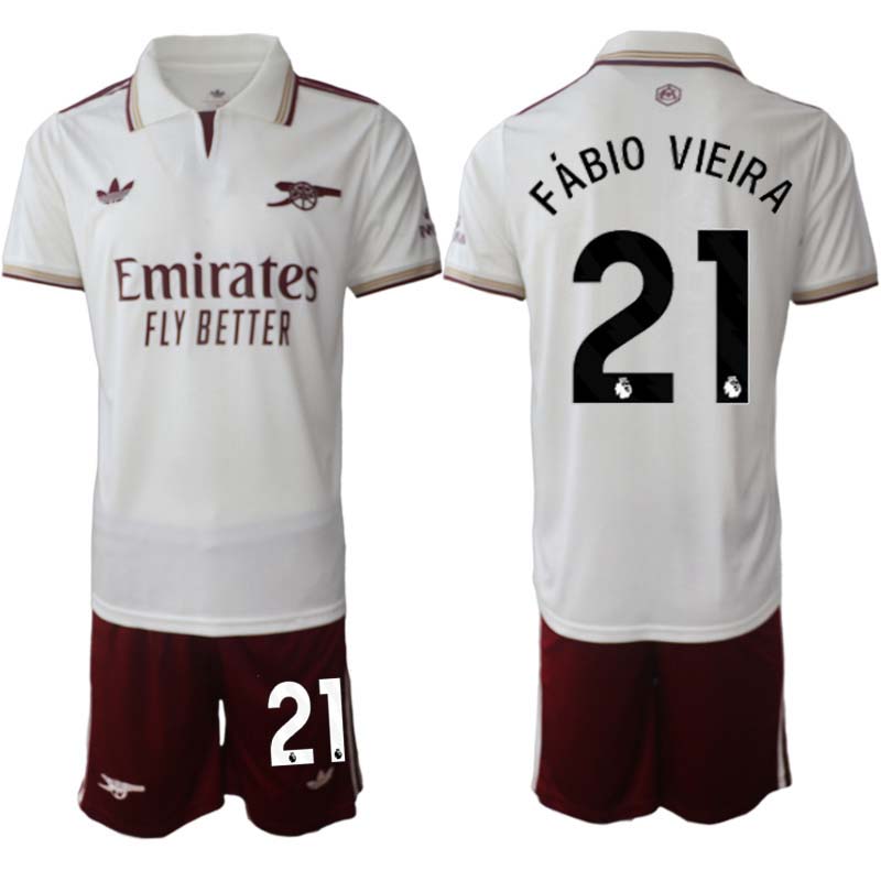 Matchställ Fotboll Herr Arsenal Tredjeställ 2025/26 Fábio Vieira 21