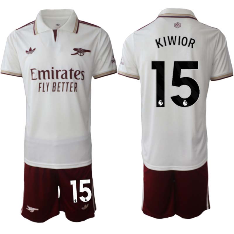 Köpa Fotbollströjor Herr Arsenal Tredjeställ 2025/26 Jakub Kiwior 15