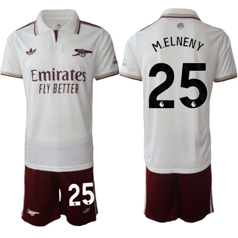 Matchställ Fotboll Herr Arsenal Tredjeställ 2025/26 Mohamed Elneny 25