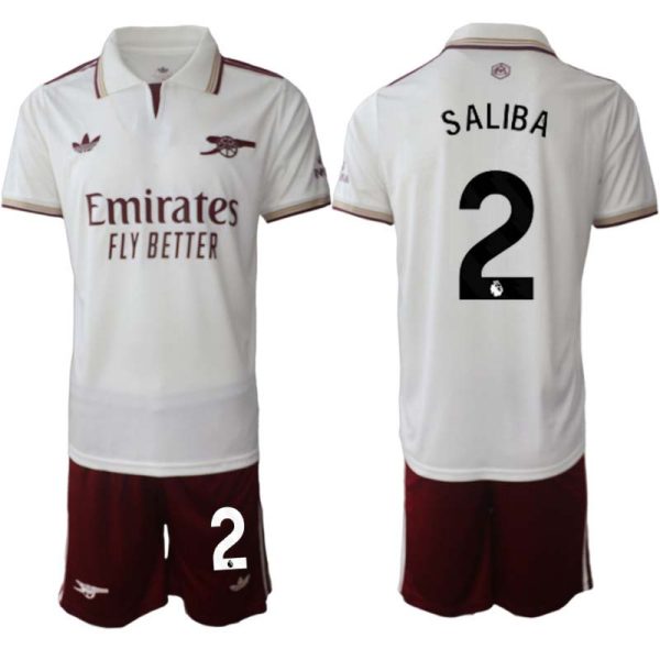 Köpa Fotbollströjor Herr Arsenal Tredjeställ 2025/26 William Saliba 2