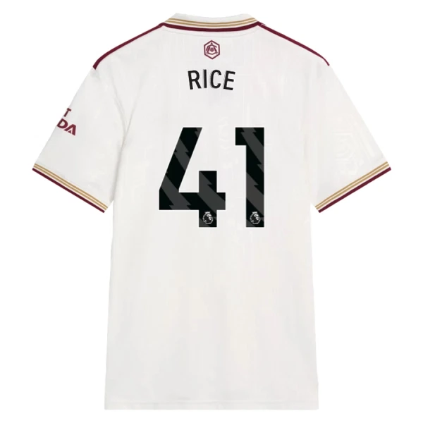 Herr Fotbollströjor Arsenal Tredjetröja 2025/26 med tryck Declan Rice 41
