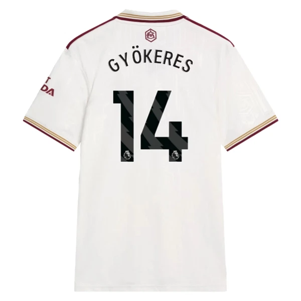 Arsenal Herr Tredjetröja 2025/26 – Viktor Gyökeres 14 – Kortärmad Fotbollströja