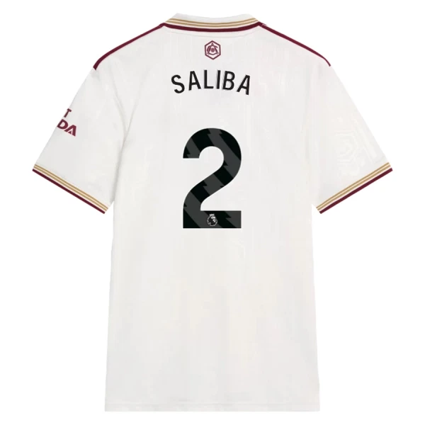 Fotbollströjor Billigt Herr Arsenal Tredjetröja 2025/26 William Saliba 2