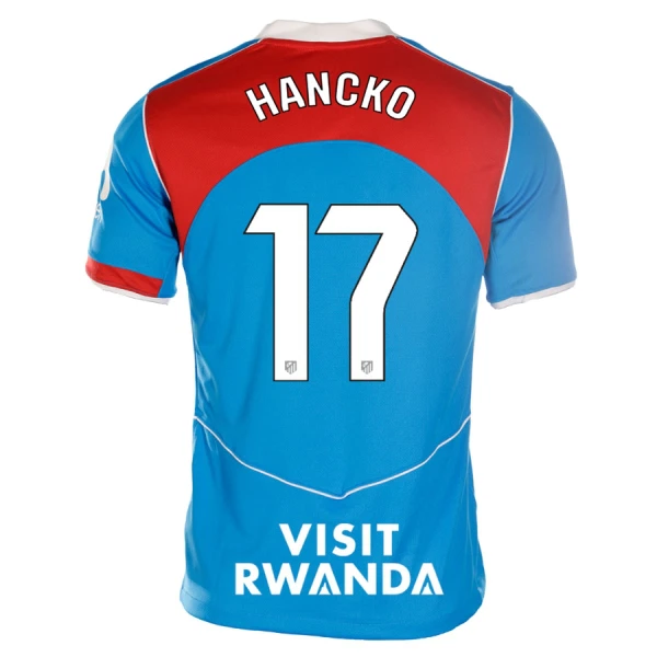 Köpa Fotbollströjor Herr Atlético Madrid Tredjetröja 2025/26 Dávid Hancko 17