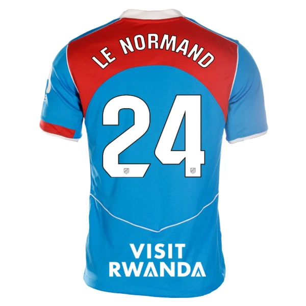 Atlético Madrid Tredjetröja 2025/26 Robin Le Normand 24 Herr Fotbollströja