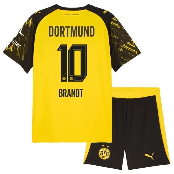 Billiga Fotbollströjor Barn Borussia Dortmund Hemmaställ 2025/26 Julian Brandt 10