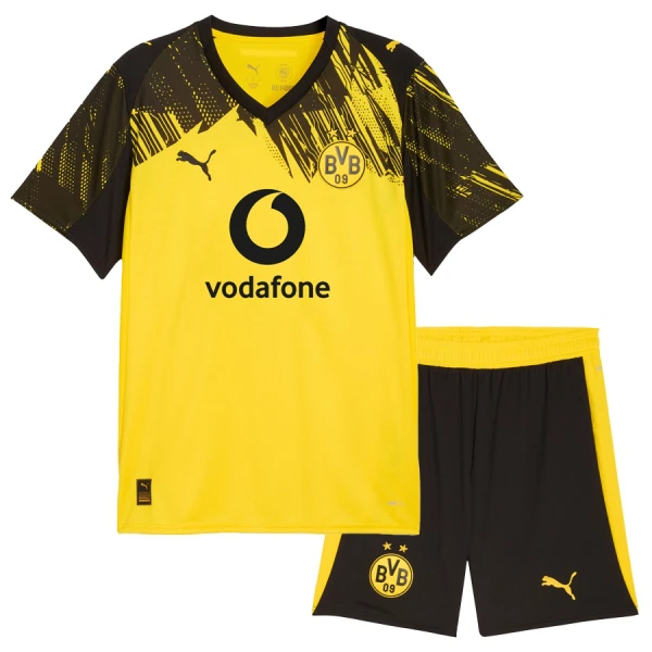 Fotbollströjor Barn Billiga Borussia Dortmund Hemmaställ 2025/26 Fotbollsset