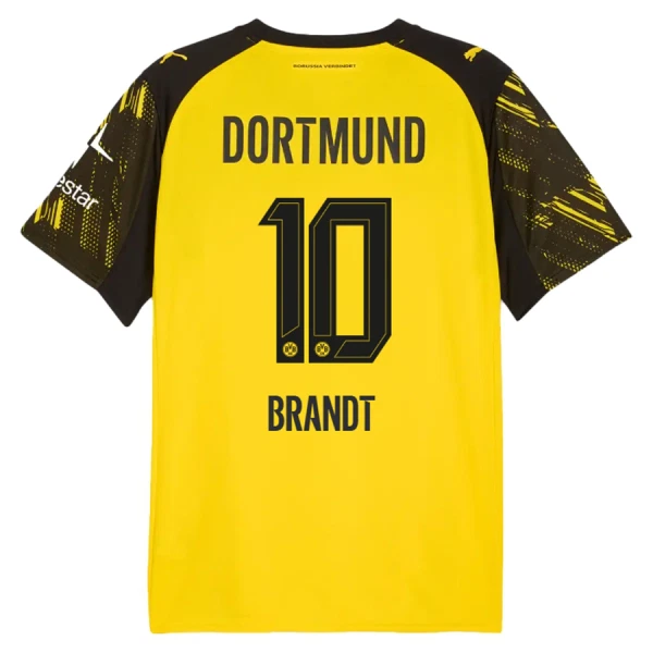 Herr Fotbollströja Borussia Dortmund Hemmatröja 2025/26 Julian Brandt 10