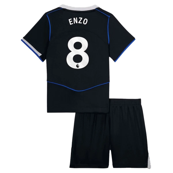 Billiga Fotbollströjor Barn Chelsea FC Tredjeställ 2025/26 Enzo Fernandez 8