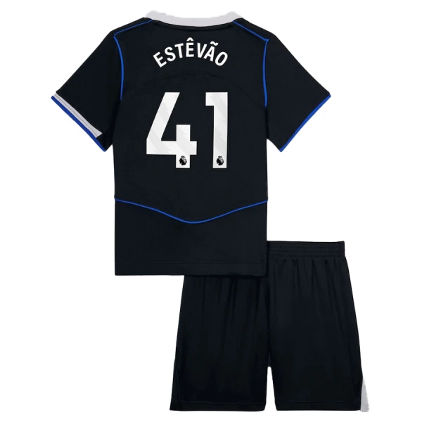 Barn Fotbollströjor Chelsea FC Tredjeställ 2025/26 med tryck Estêvão Willian 41
