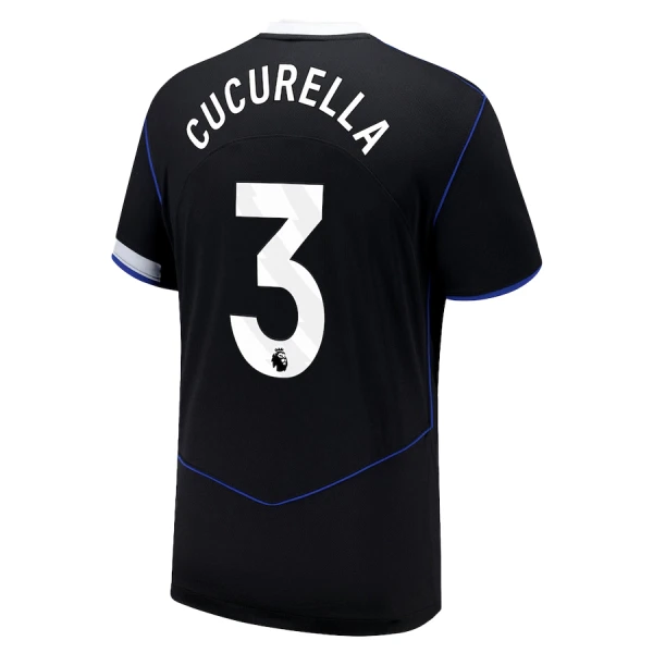 Billiga Fotbollströjor Chelsea FC Tredjetröja 2025/26 Marc Cucurella 3 Herr Kortärmad