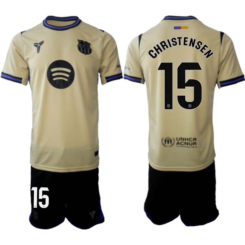 Herr Fotbollströja FC Barcelona Bortaställ 2025/26 Andreas Christensen 15