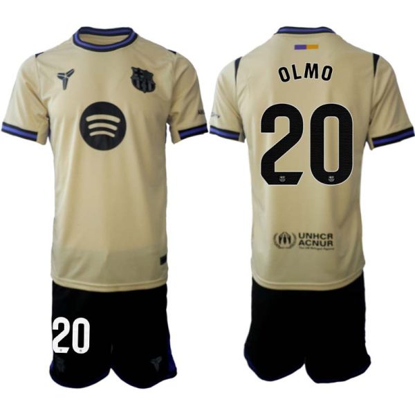 Billiga Fotbollströja Herr FC Barcelona Bortaställ 2025/26 Dani Olmo 20
